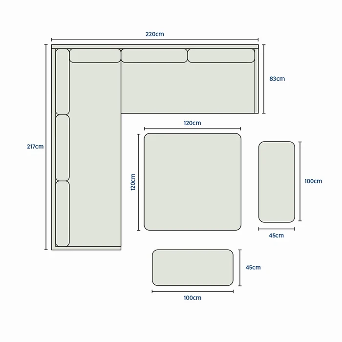 Bourton Large Corner Dining Set - image 2
