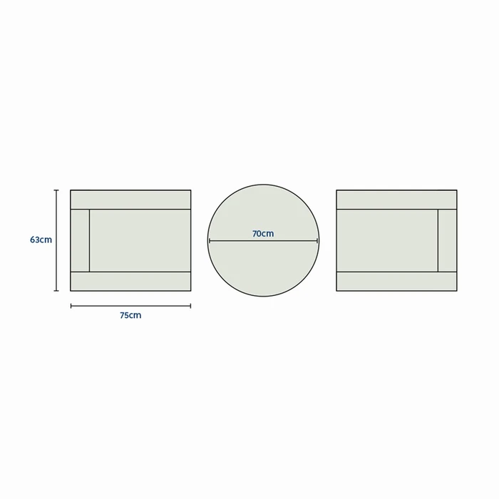 Athens 3pc Bistro Set 2025 - image 7