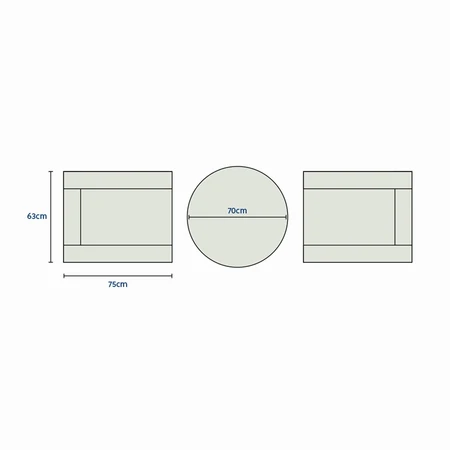 Athens 3pc Bistro Set 2025 - image 7