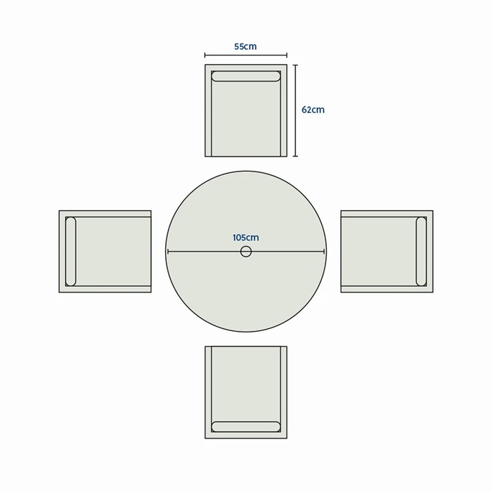 Heydon 4 Seater Set - image 4