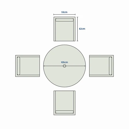 Heydon 4 Seater Set - image 4
