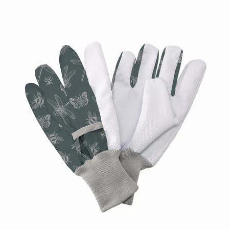 Jersey Cotton Grip Flutter Bugs Green - image 2