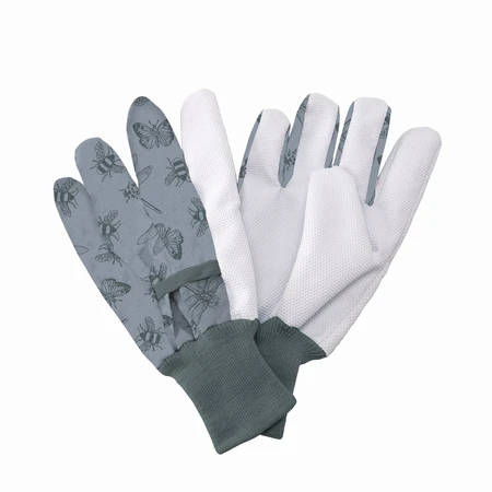 Jersey Cotton Grip Flutter Bugs Blue - image 1