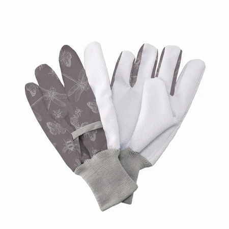 Jersey Cotton Grip Flutter Bugs Purple - image 2