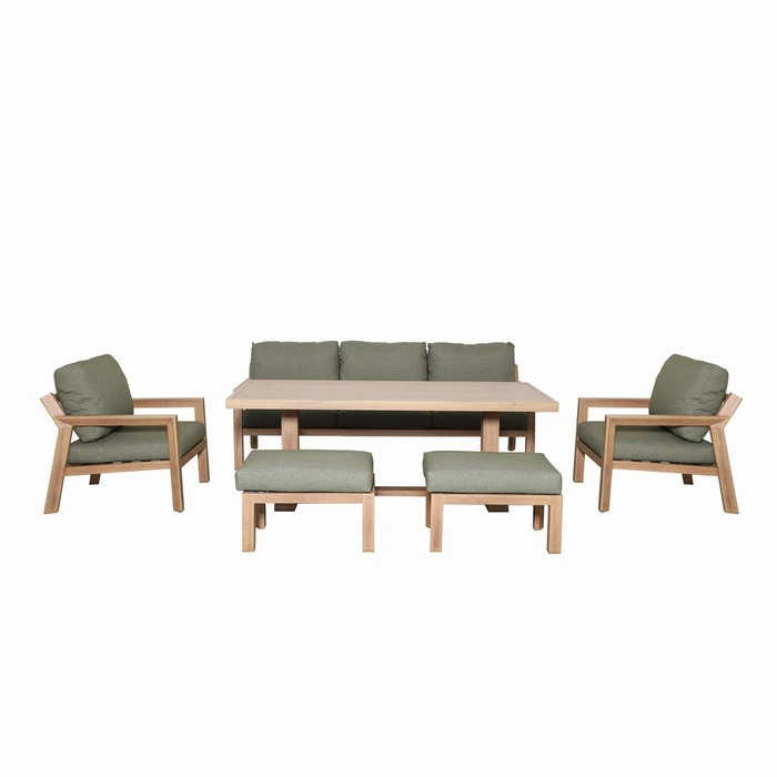 Hudson Wood Foil Sofa Set - image 4
