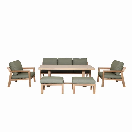Hudson Wood Foil Sofa Set - image 4