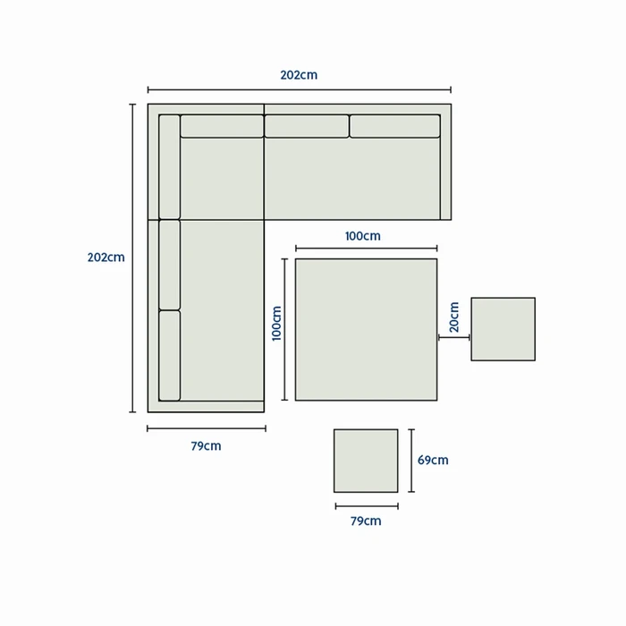 Pimlico Mini Corner Dining Set - image 2