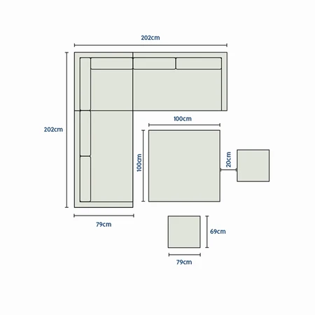 Pimlico Mini Corner Dining Set - image 2