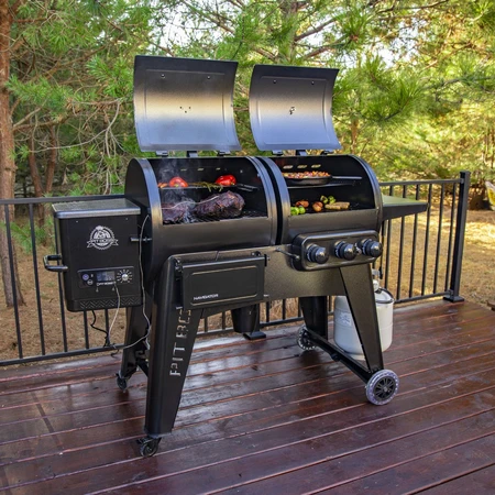 Pit Boss Navigator 1230 Pellet and Gas Combo Grill - image 1