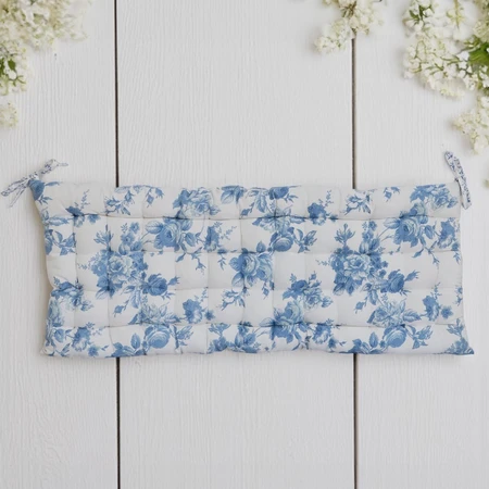 Nathalia Bench Pad Blue 100cm