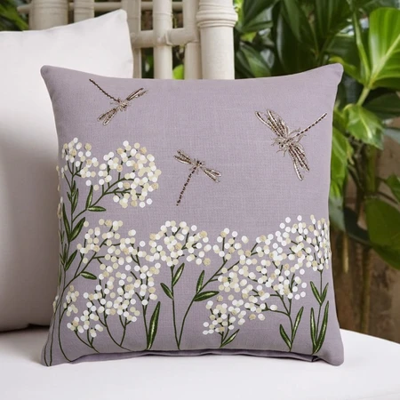 Wild Garden Cushion Lilac - image 2