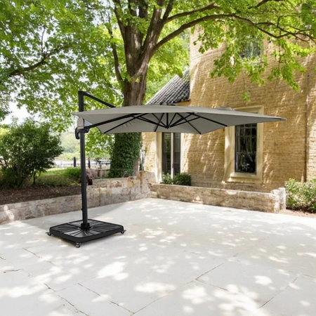 Diamond Cantilever Parasol Taupe 2.5X2.5M - image 5