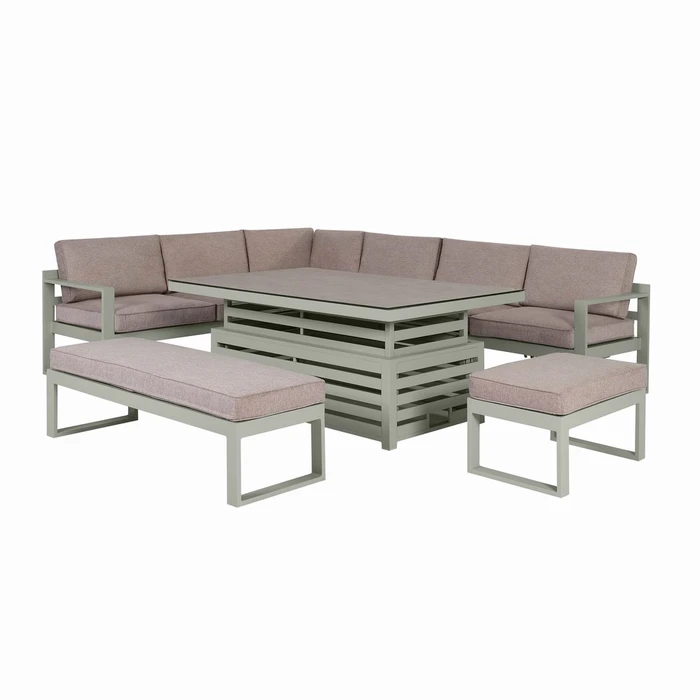 Orlando Corner Dining Set Olive - image 12