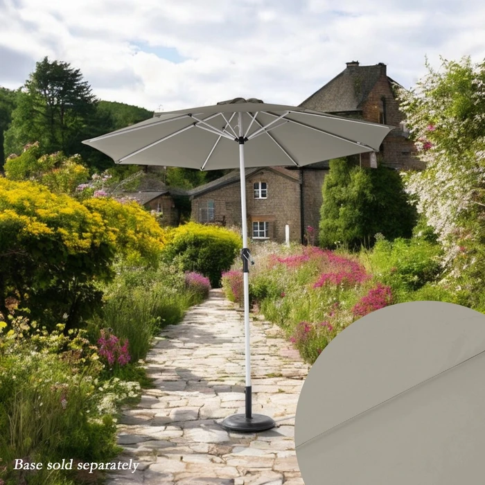 Diamond Garden Parasol Taupe dia2.7m