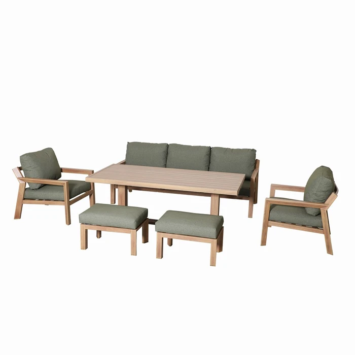 Hudson Wood Foil Sofa Set - image 3