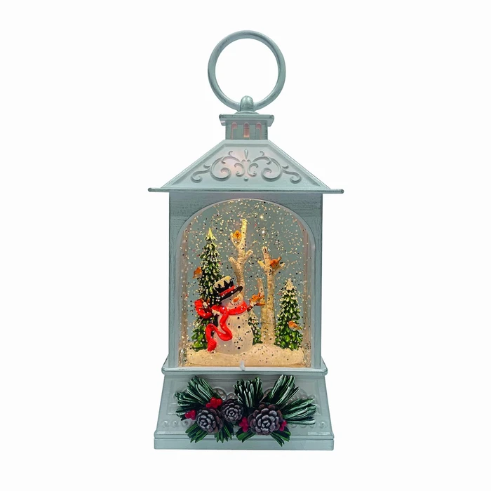 Snowman Water Spinner w foliage