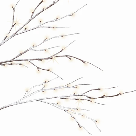 Snowy 48 Led Warm White Twinkle Tree - image 3