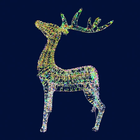 Reindeer Pearlescent Wrap 170cm