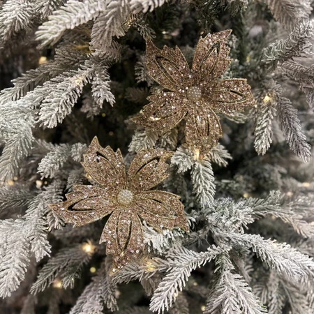 SW Champagne Flower Clip