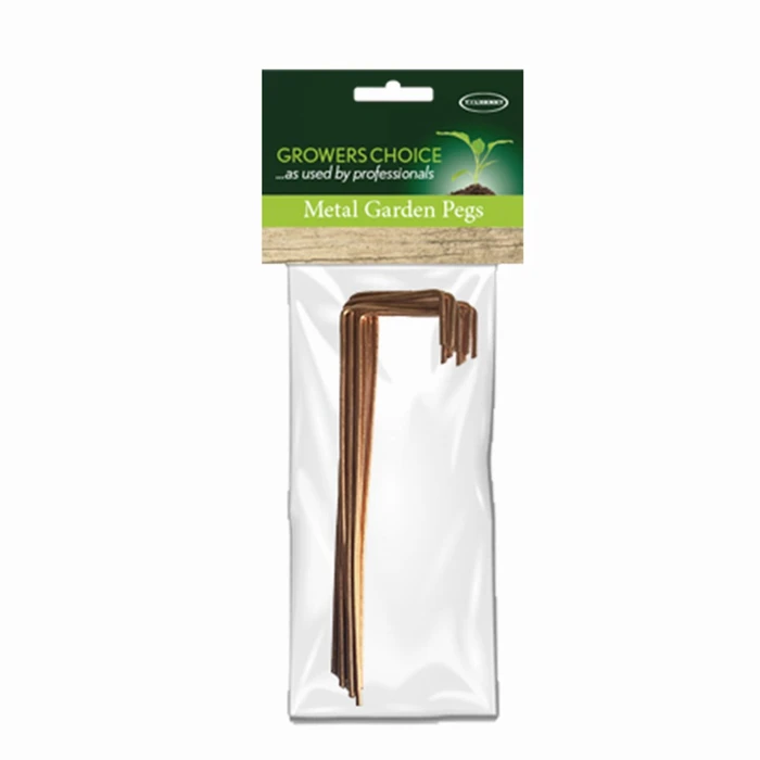 Metal Garden Pegs 10Pk