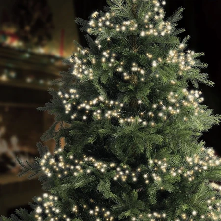 Cluster 3000 Two Tone Gold Mix String Light