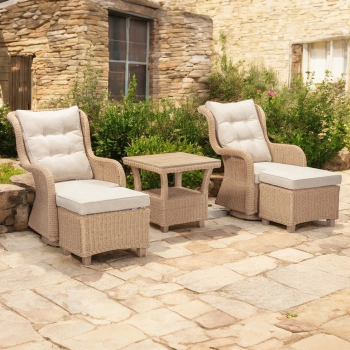 Fairford 5pc Swivel Bistro Set - image 1