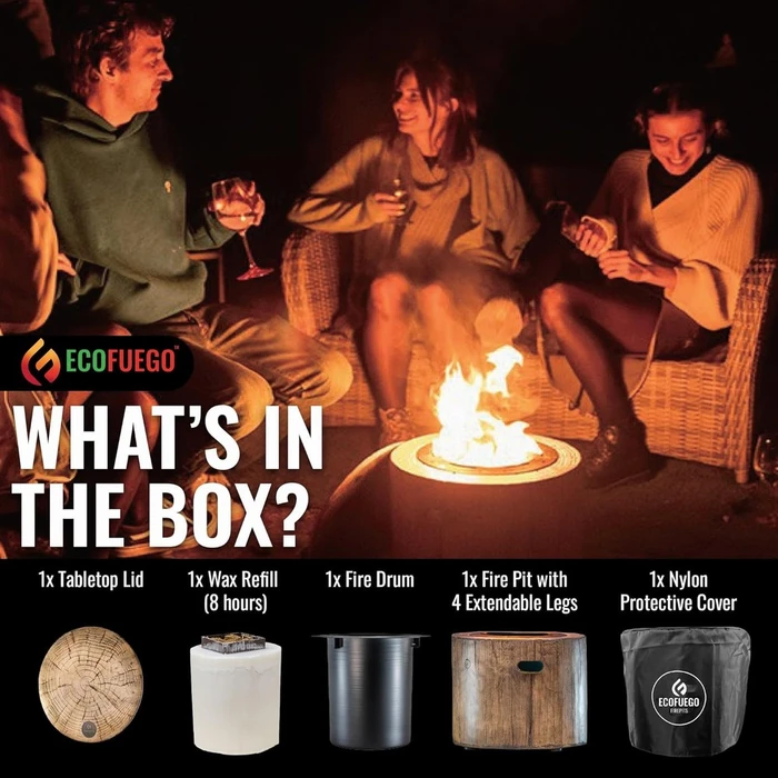 El Fuego Wood Colour Firepit Kit - image 15