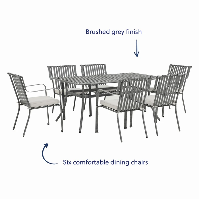 Malvern 6 Seat Dining Set - image 2