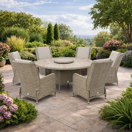 Athens 6 Seat Dining Set - image 1