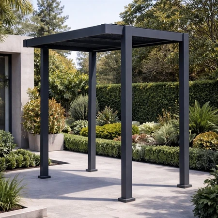 Alfresco Anthracite 3x1.6m Pergola