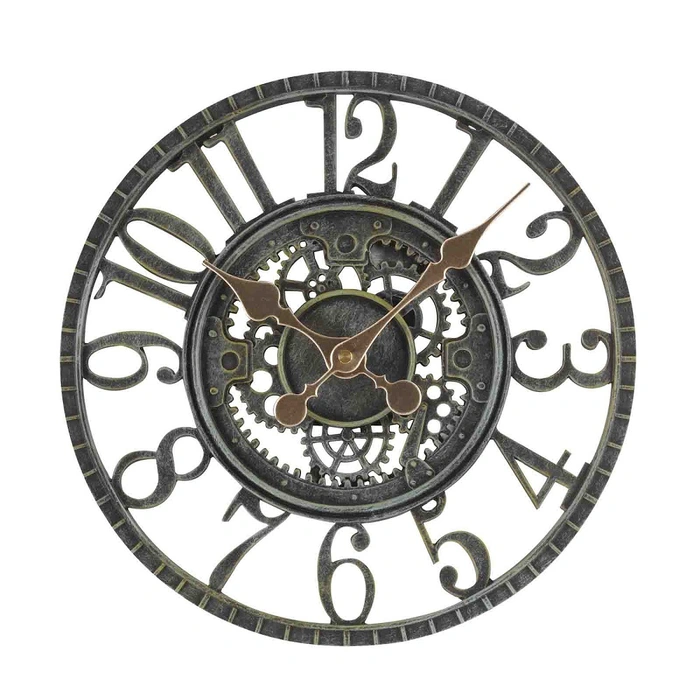 Newby Mechanical Clock Verdigris
