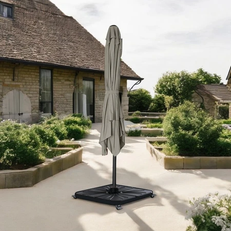 Diamond Cantilever Parasol Taupe 3X3M - image 2