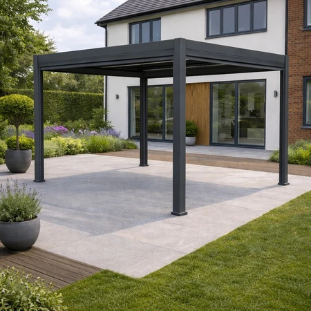 Alfresco Pergola 3X4M Anthracite