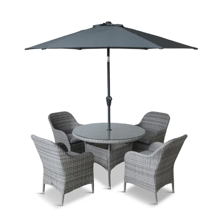 Santorini 4 Seat Dining Set - image 2