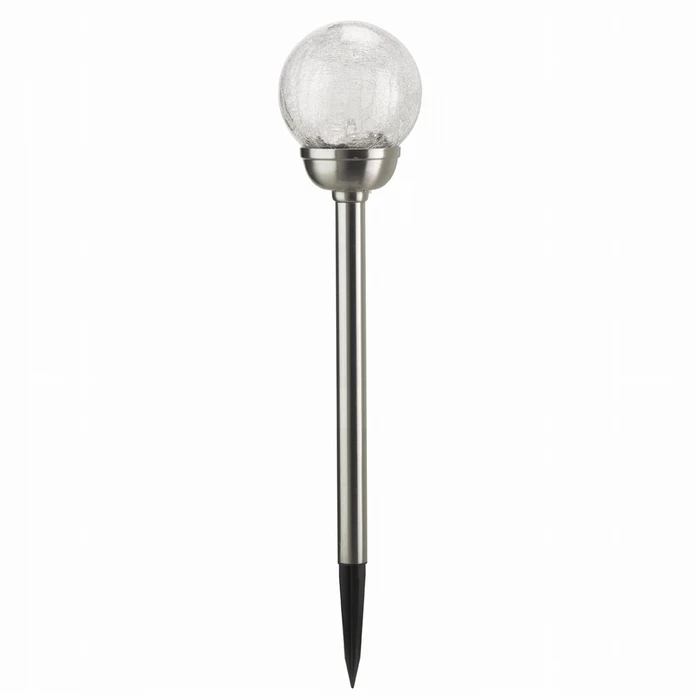 Blue Diamond Decor Crackle Glass Orb Stake - image 7