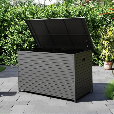 Orlando Cushion Storage Box Anthracite - image 1