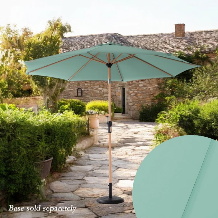 Diamond Distinction Sea Foam 3m Parasol - image 1