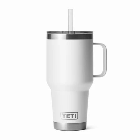 YETI Rambler 35oz Straw Mug White