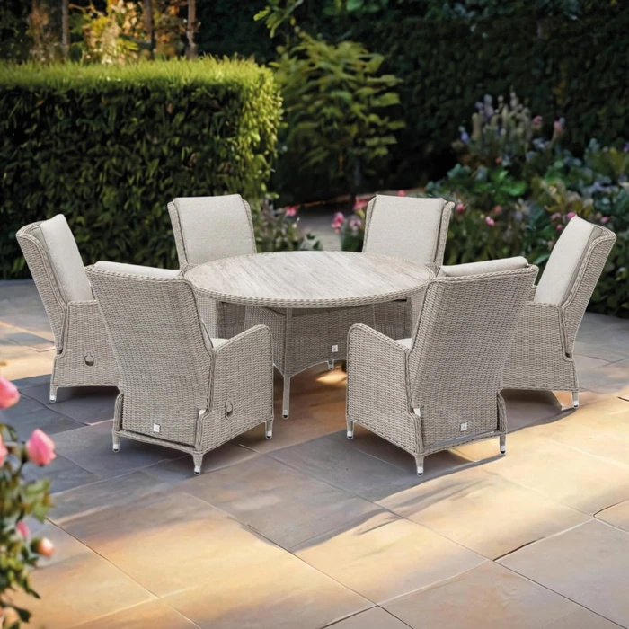 Athens 6 Seat Dining Set - image 1