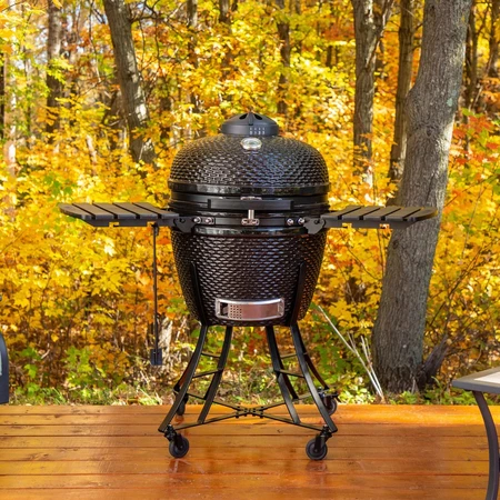Pit Boss PBK24 Ceramic Kamado Grill - Gloss Black