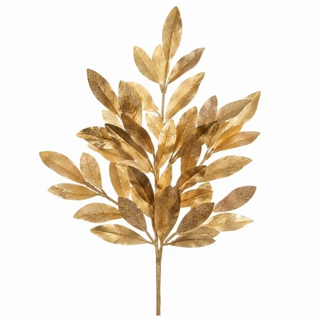 Gold Laurrel Leaf Spray