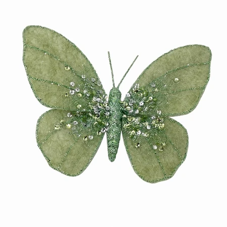 Sage Butterfly Clip