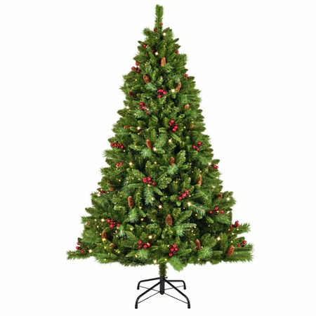 Ashdown Green Pre-Lit 7ft Tree