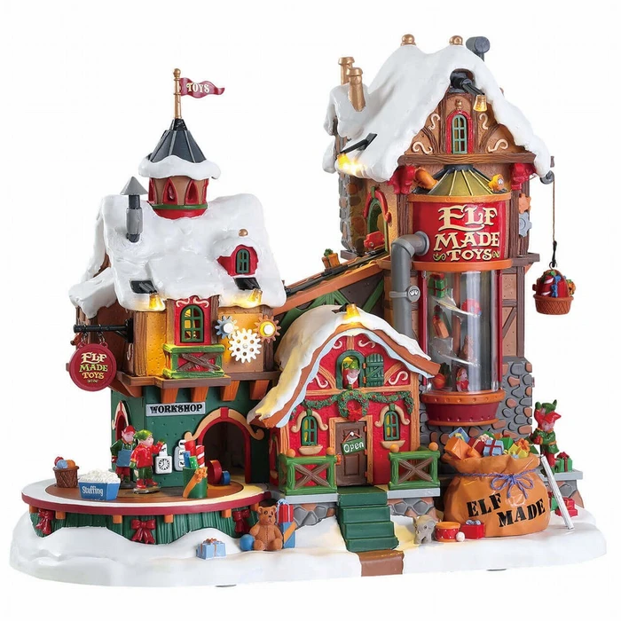 Lemax Elf Made Toy Factory - image 3