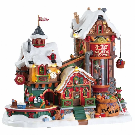 Lemax Elf Made Toy Factory - image 3