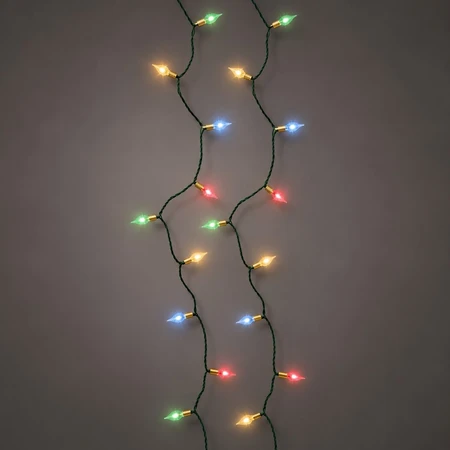 50 LED Vintage Multi Coloured Decorative Lights