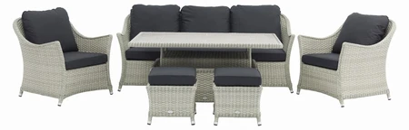 Charlbury 6pc Lounge Dining Set - image 3