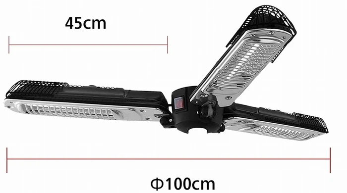 Diamond 3 Bar Collapsable Parasol Heater 2000W - image 3