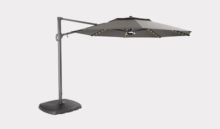 3.3M Led Cantilever With Wireless Speaker Grey - image 1