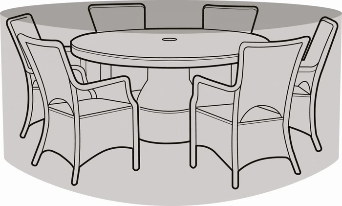 Premium 6 To 8 Seat Rnd Furniture Cover - image 1